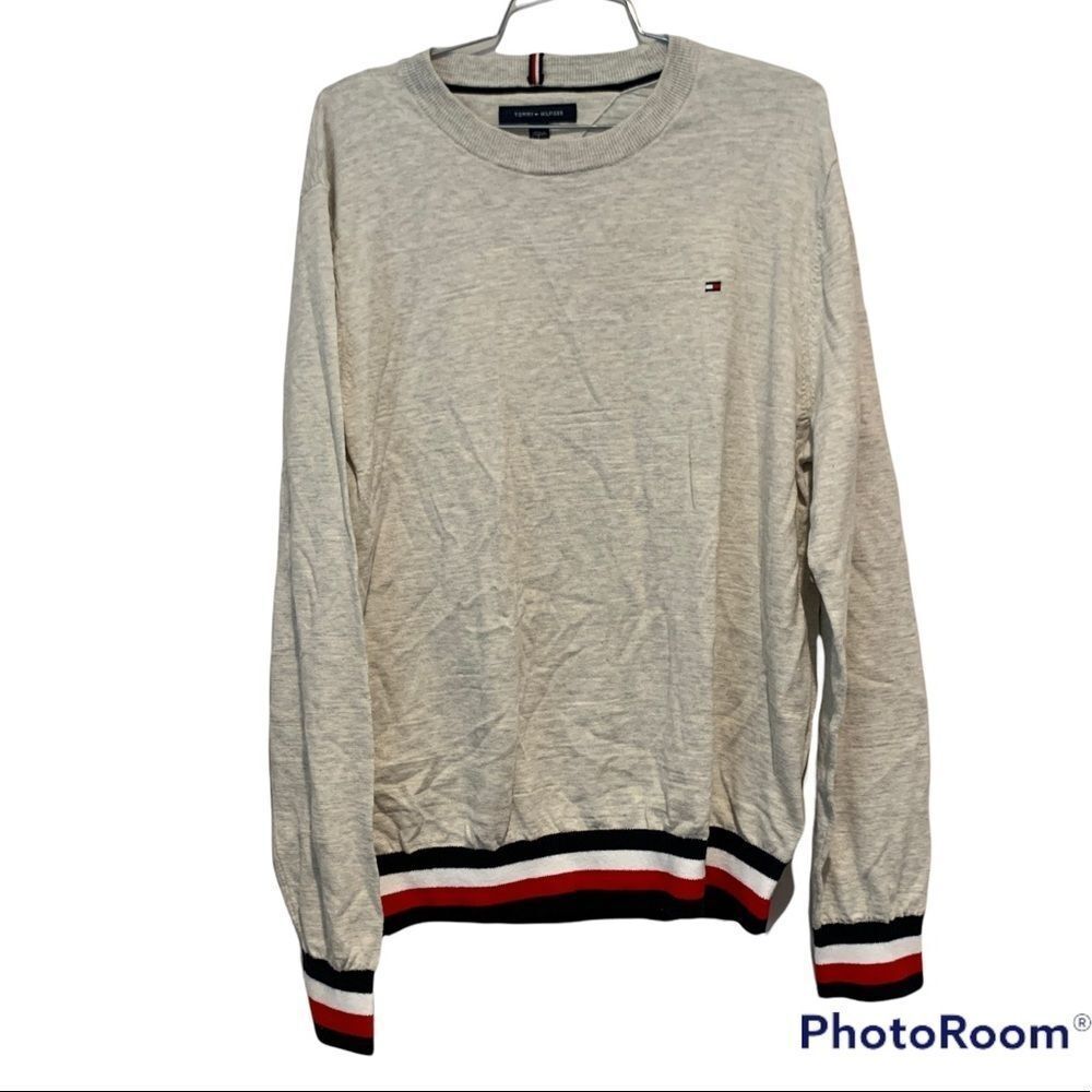 New Tommy Hilfiger Men long sleeve sweater size large